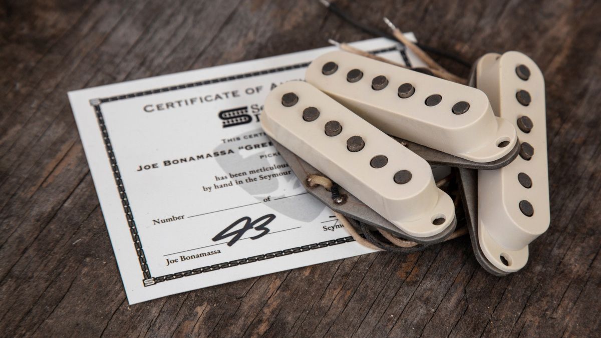 Seymour Duncan Joe Bonamassa Greenburst Stratocaster Pickup Set