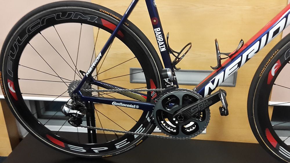 Bahrain-Merida team unveil the three Merida - the Scultura, the Reacto, and the Warp