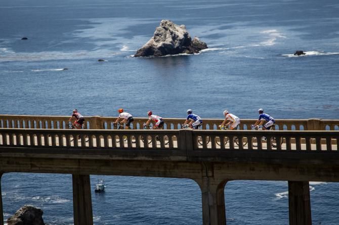 The break rolls over the Bixby Bridge