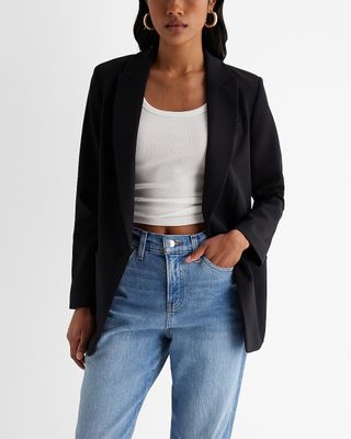 Express, Editor One Button Boyfriend Blazer