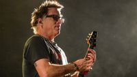 Kevin 'Noodles' Wasserman of The Offspring performs at Aftershock Festival in Discovery Park on September 14, 2014 in Sacramento, California.