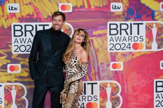 Peter Crouch and Abbey Clancy at the 2024 BRIT Awards