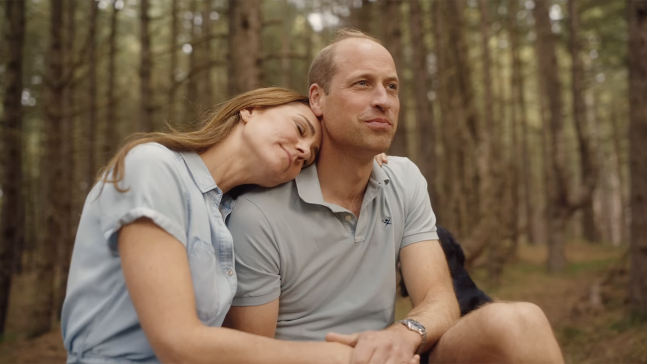 Kate Middleton rests her head on Prince William&#039;s shoulder in a sweet moment from the couple&#039;s deeply personal video announcing that Middleton had completed cancer treatment.