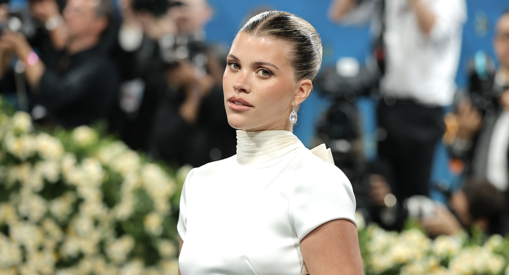 Sofia Richie Grainge attends the 2025 Met Gala Celebrating "Superfine: Tailoring Black Style"