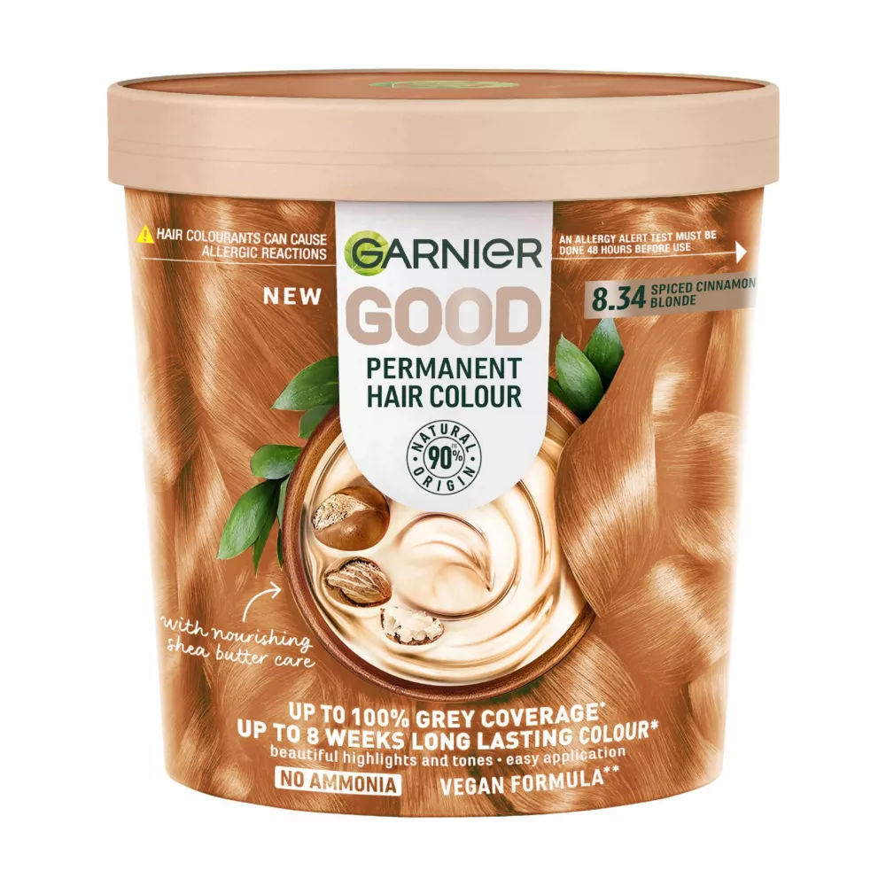 Garnier Good Ammonia-Free Permanent Hair Colour Shade 834 Spiced Cinnamon Blonde