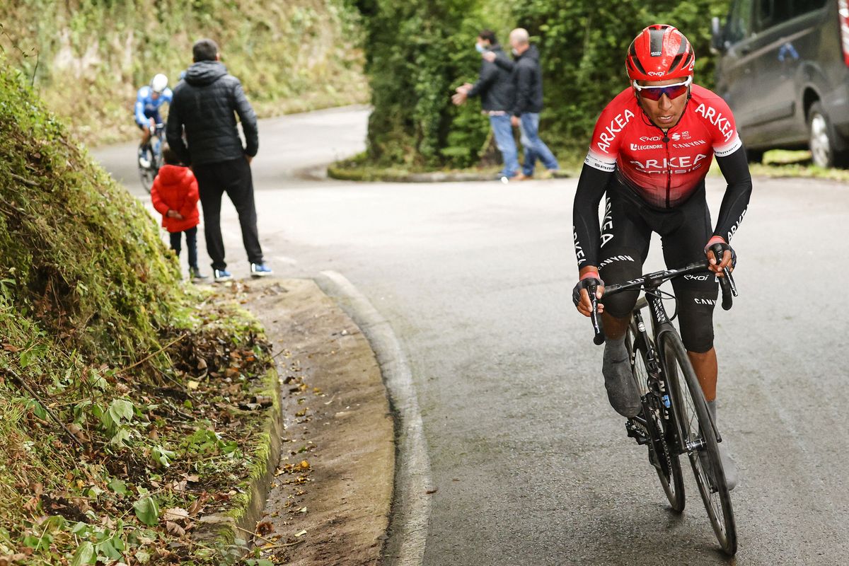 Vuelta Asturias 2021 - 64th Edition - 1st stage Oviedo - Pola de Lena 184,5 km - 30/04/2021 - Nairo Quintana (COL - Team Arkea - Samsic) - photo Luis Angel Gomez/BettiniPhoto&Acirc;&copy;2021
