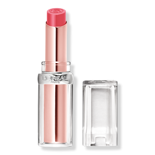 Glow Paradise Balm-in-Lipstick on a plain backdrop