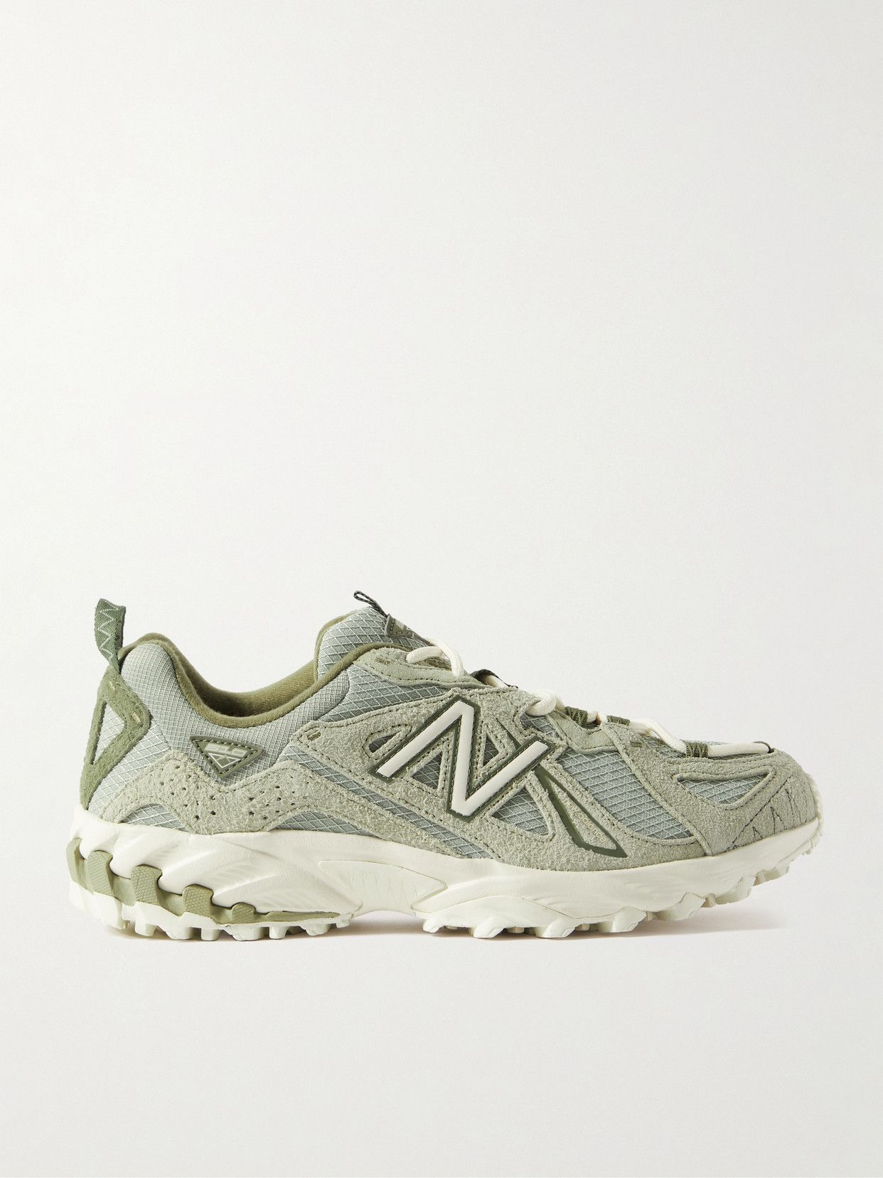 610 Suede and Mesh Sneakers