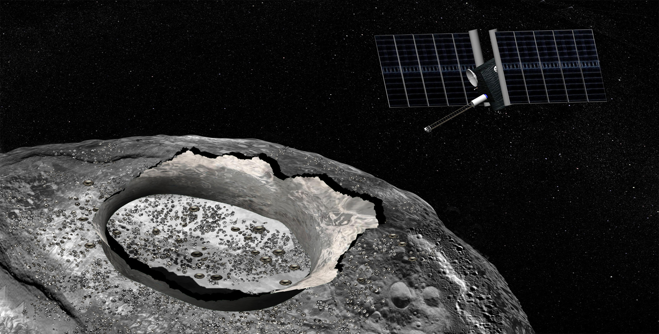 Giant Metallic Asteroid Psyche May Have Water | Space