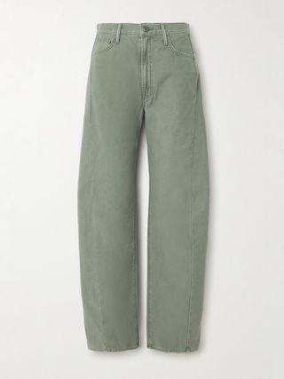 The Full Pipe Skimp High-Rise Barrel-Leg Jeans