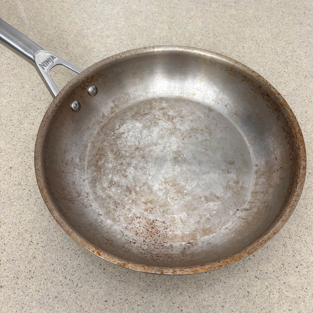 Ninja pan set 4 months after first using
