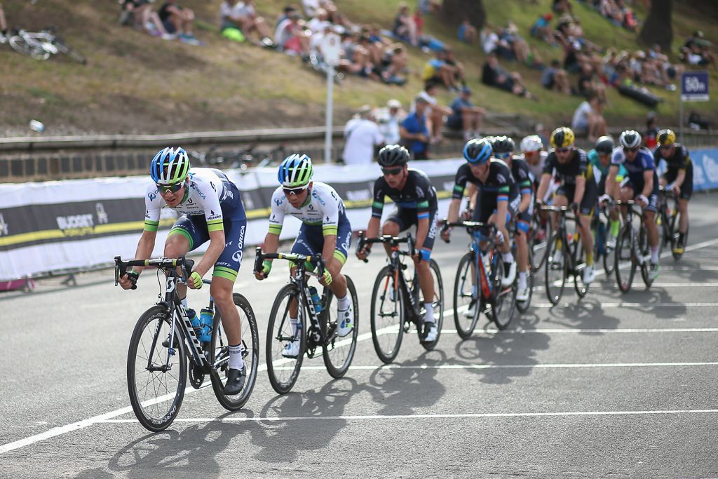 Jack Haig (Orica-GreenEdge) on the front