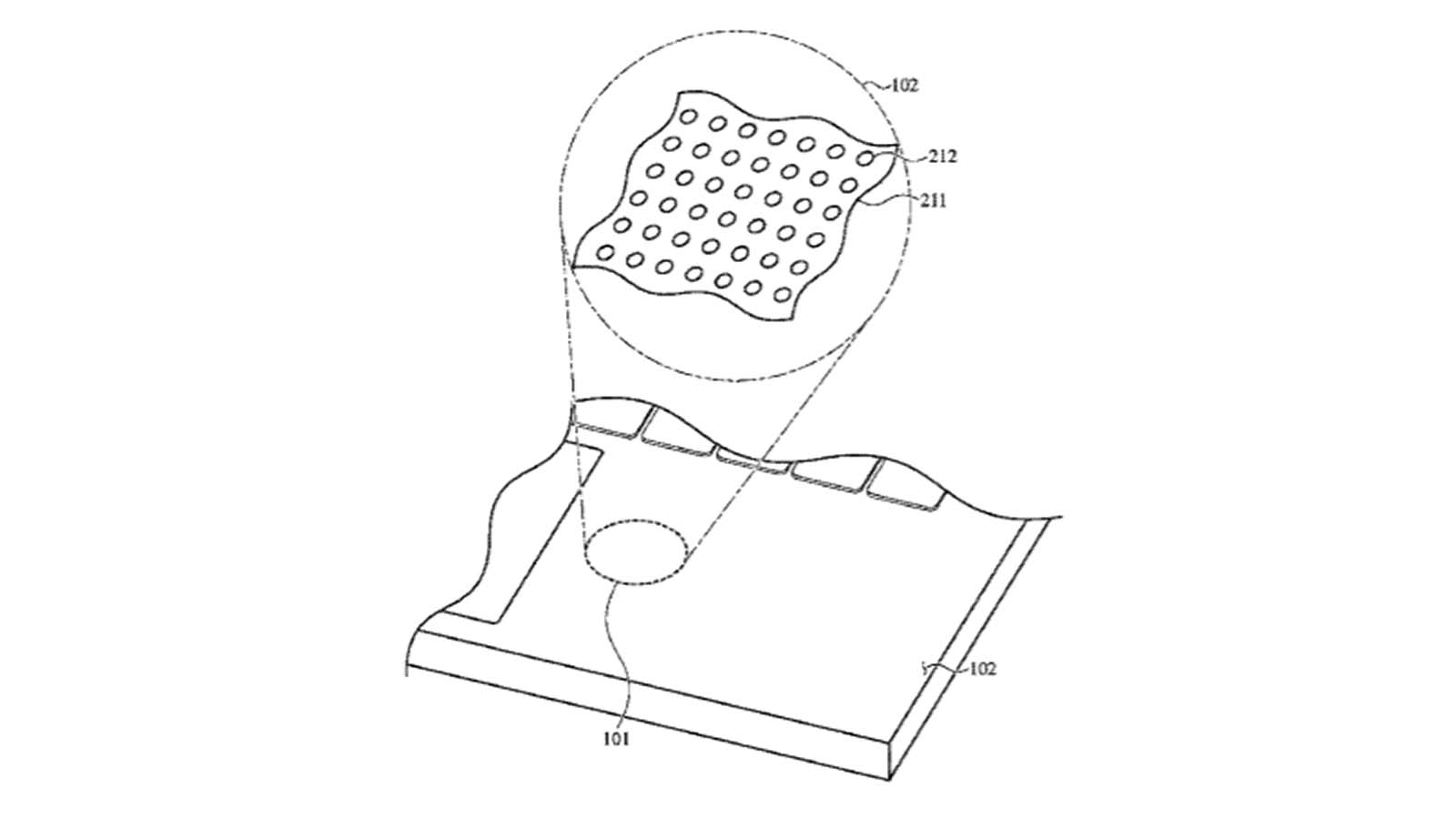 Apple Patent Drawings Showing A Heartrate Sensor In The Palm Rest Of A MacBook