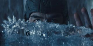 Mortal Kombat Sub Zero creates a piece of ice