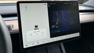 Tesla Model 3 Gaming While Driving