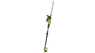 Ryobi One+ 18V OPT1845 Cordless Pole Hedge Trimmer, the best cordless hedge trimmer for tall hedges