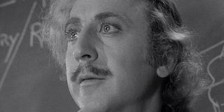 Young Frankenstein Gene Wilder Dr Frankenstein looks out at his students