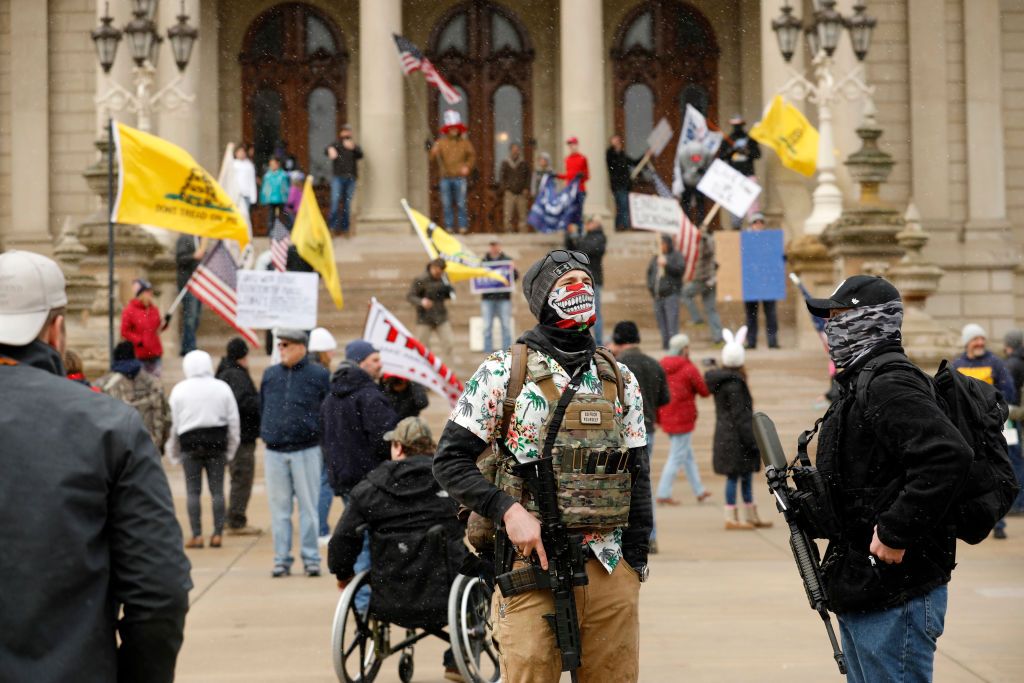 Protests in Michigan.