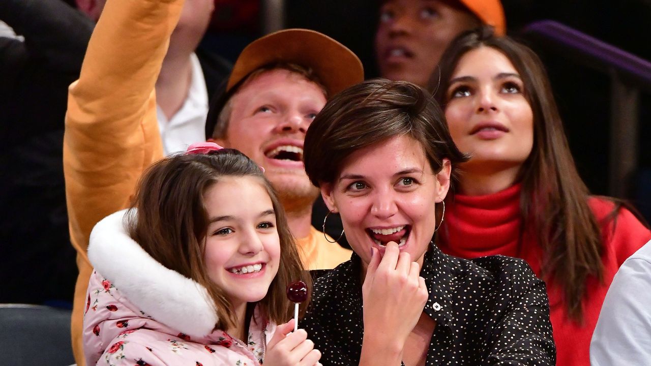 Celebrities Attend The New York Knicks Vs Oklahoma City Thunder Game