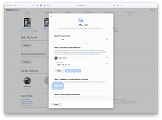 Icloud Plus Custom Email Domain How ToHow to add a custom email domain for iCloud Mail: Enter existing email address that use the custom domain if needed, click View and follow on-screen instructions to finish setting up your domain with your domain registrar
