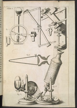 microscope sketch