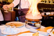 Flambéing tableside is no longer just a throwback to the 1980s.