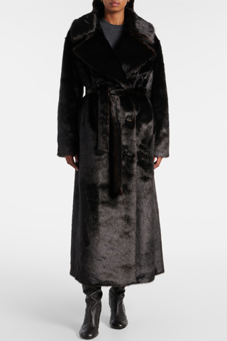 The Frankie Shop Joni Faux Fur Coat