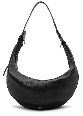 Augustina Grained Leather Hobo Bag