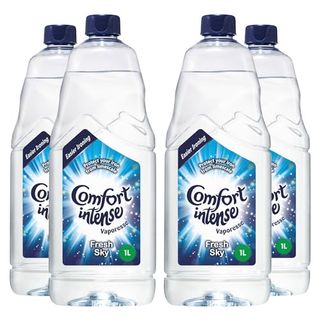 Comfort Ironing Water Fresh Sky Intense Vaporesse Deionised Water Gives Your Laundry a Clean, Fresh and Uplifting Fragrance Prevents Limscale for Easy Ironing 1 Litre (buy 4)