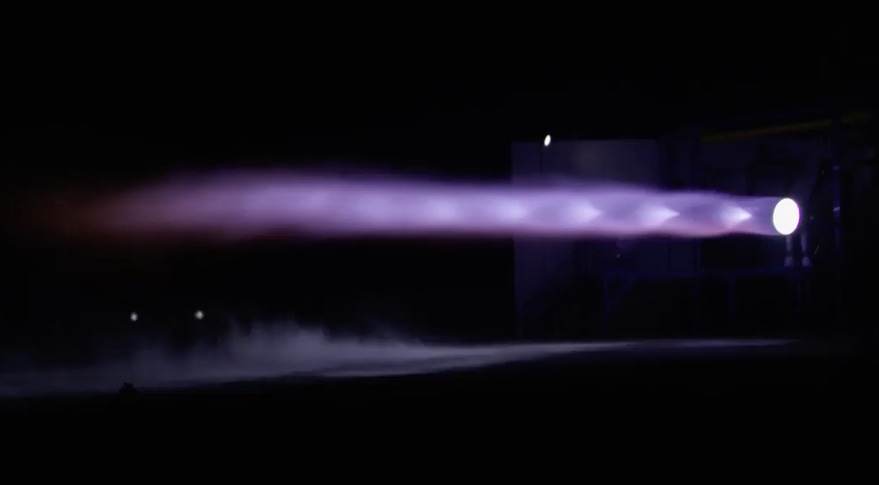 SpaceX Raptor engine test