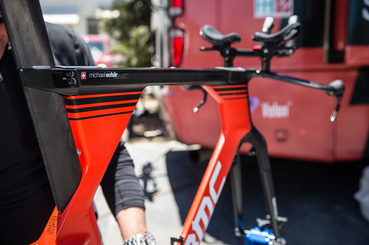 Michael Schar of BMC Racing Team's BMC Timemachine01
