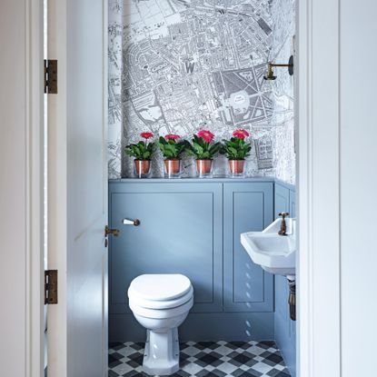 Downstairs toilet wallpaper ideas - give your room a boost | Ideal Home