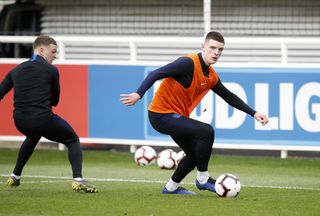 Declan Rice is hoping to make his England debut