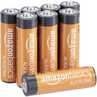 Amazon Basics 8 Pack AA High-Performance Alkaline Batteries:  $6.04 at Amazon