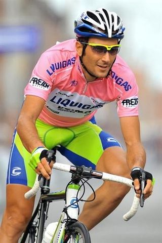 Giro champion Ivan Basso (Liquigas - Doimo) competed in Roeselare.