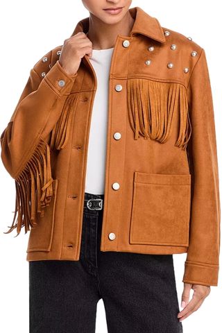 Studded Fringe Jacket - Exclusive