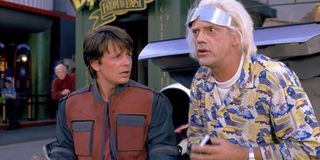 Back to the Future Part 2 Christopher Lloyd Michael J. Fox