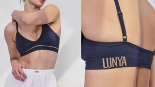 Lunya ribbed sleep bra