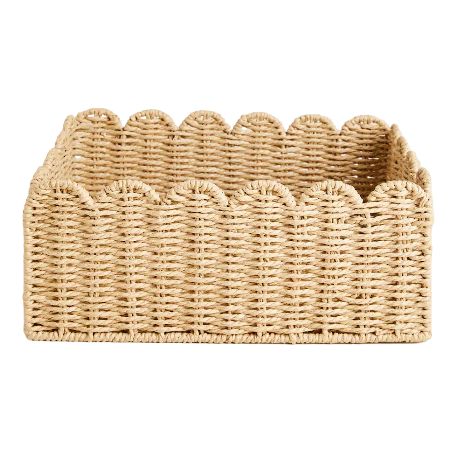 A scalloped storage basket from Zara Home