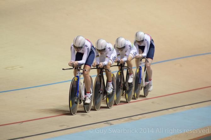 Great Britain's women pursuit team