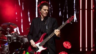 John Taylor of Duran Duran performs at First Direct Arena on May 04, 2023 in Leeds, England.