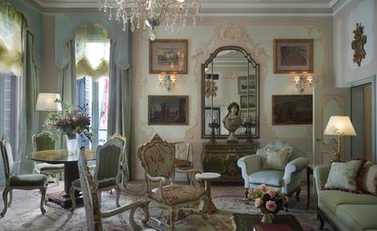 A complete refurbishment, which included restoring the palace's hundreds of paintings, mirrors, chandeliers, and priceless pieces of antique furniture
