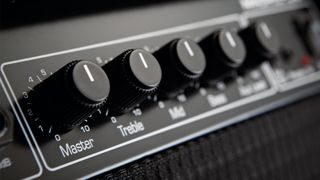 Best bass amps: close up on Ampeg STV-CL bass amp controls