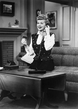 Lucille Ball in I Love Lucy.