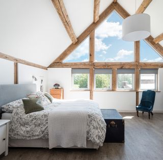 Oak frame home bedrooms