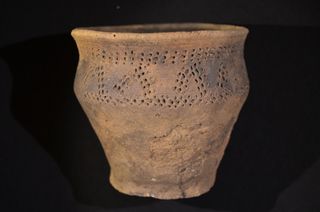 Ceramic Jar in Viking Tomb