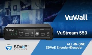 The new VuStream 550 All-in-One SDVoE Encoder/Decoder.