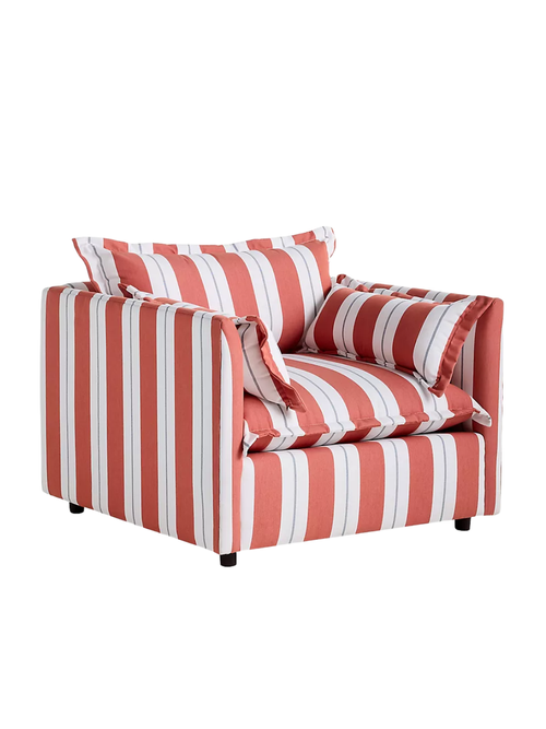 Denver Sunbrella&reg; Stripe Outdoor Chair