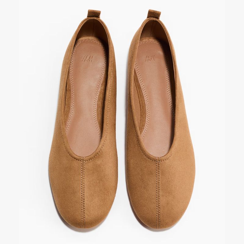 H&amp;amp;M, faux suede ballet flats