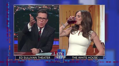 Stephen Colbert interviews "Melania Trump"